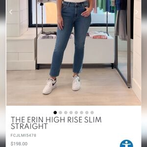 Favorite Daughter Jeans Erin High Rise Slim Straight